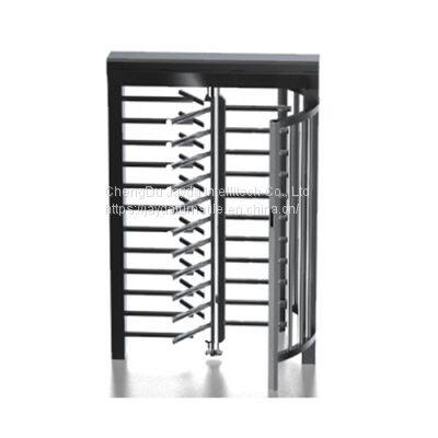 Single lane full height pedestrian turnstile/ full height turnstile gate/ outdoor full height turnstile