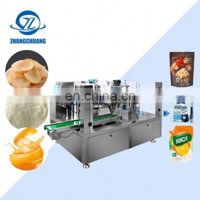 Machinery Automatic Printer Detergent Pods Packing Sealing Spicy High Speed Pouch Packaging Machine