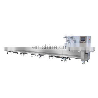 Servo Control Automatic  Compressed Towel Packing Multi-Function High Speed Automatic Flow Wrapper Packaging Machine