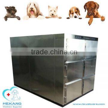 stainless veterinary clinic mortuary refrigerator