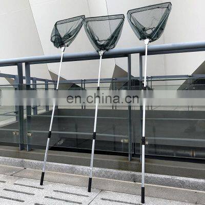 1.5M 1.7M 1.9M 2.1M 2.4M Folded Hand Aluminium Alloy Fishing Landing Net Extending Pole Handle Fishing Net photo-3