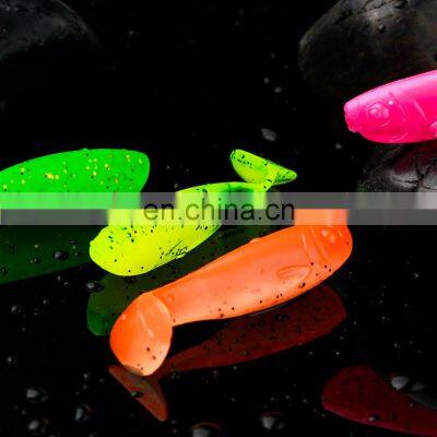 JOHNCOO 45mm 2g Pvc Material High Quality Soft Worm Soft Fishing Lures photo-5