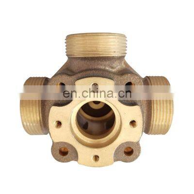 Brass valve body valve cover sand casting