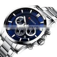 Brand CURREN Men's Watch Men's Calendar Business Watch Multi-function Six-hand Steel Band Quartz Watch photo-2