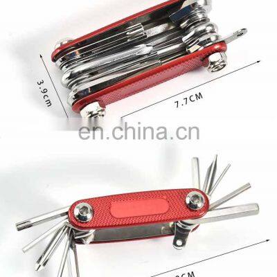 Multifunction 9 In1 Bicycle Repairing Set Bike Bike Repair Tool Kit Wrench Screwdriver Chain Hex Spoke Mountain Cycling Tools photo-5