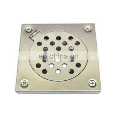 Floor Drain 4inch x 4inch With Hinge Cover- Circular Pattern photo-2