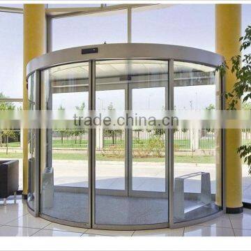 Hotel exterior doors aluminum automatic curved doors manufacturers