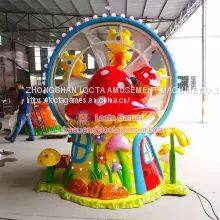Small and Medium-sized Indoor and Outdoor Amusement Equipment Children's Rotating Mini Ferris Wheel Little Tiger Hero Playground Game Room Mini Entertainment Machine photo-2