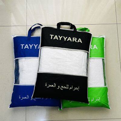 Factory supply high quality ihram hajj cotton towel of many kinds Pattern of cloth