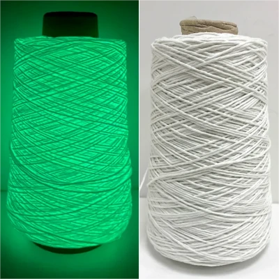 2024 hot sale new yarn 2mm thick luminous roving glow yarn in the dark