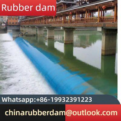 Rubber water retaining dam blue and black water retaining gate supports customization based on drawings and samples