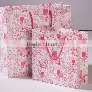 Exquisite beauty paper gift bags