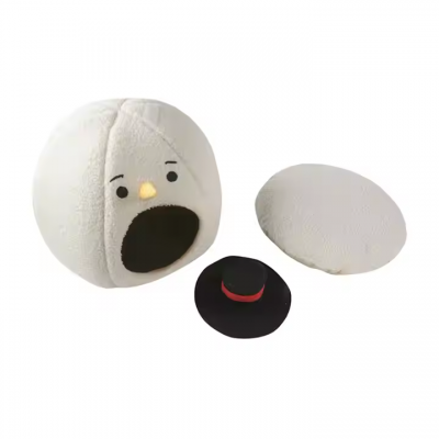 MEOW LOVE Cat House Cave Nest Handmade Snowman All-round Warm Comfort Design High Quality Cat House