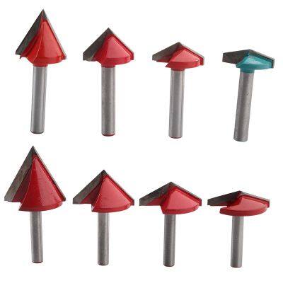 Solid Carbide End Mill 6mm Handle 3D V-Groove Cutting Milling Cutter 60 90 120 150 Degree MDF Router Bit Customizable Wood ODM photo-3
