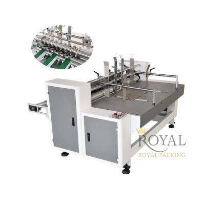 Automatic high quality corrugated assembler partition slotter carton box machine
