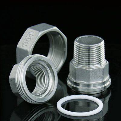 Stainless Steel Male and Female Threaded Union, Cast Pipe Fittings With Male and Female Threads Unions photo-4