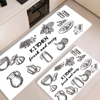 Durable PVC Foam Non-slip Kitchen Cook Style Anti-Fatigue Rugs Kitchen Anti-Fatigue Mat photo-5