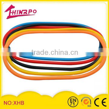 Fashion fun silicone elastic bands/silicone supper bands super strong resistance bands tube