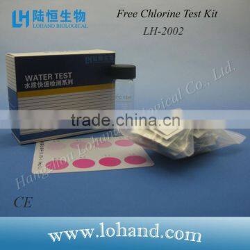 Hot sale lab 50 tests Free Chlorine Test kit