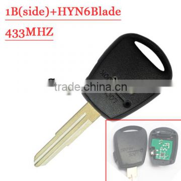 Best Quality 1 button Side remote key For Hyundai Left Blade 433MHZ