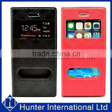Popular Two Window For iPhone Window Wallet Cover