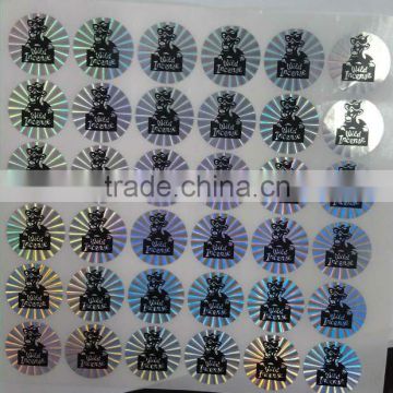 printed adhesive laser sticker label for customized design