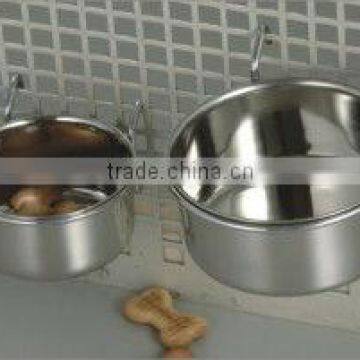 STAINLESS STEEL COOP CUP/BIRD FEEDER