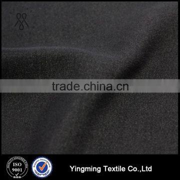 100% Polyester Black Composite Crepe Chiffon Fabric for Women's Dresses