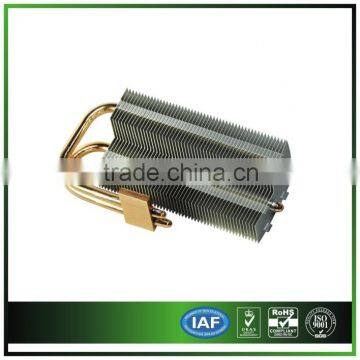 2 heatpipe heat sink for Home Appliances