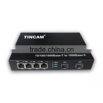4 Port Gigabit Web Smart Fiber Switch photo-5