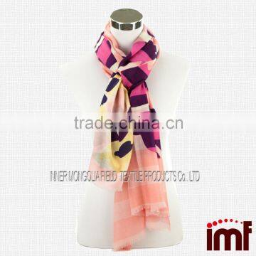 Candy Colorful Tribal Printed Scarf ,Wool Shawl