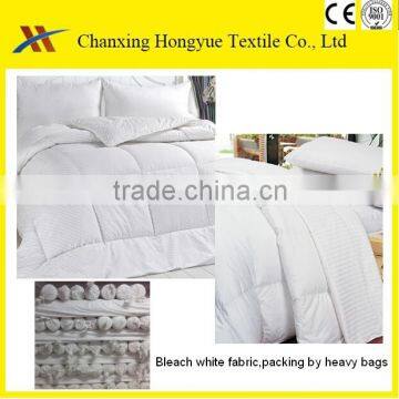 PFP/PFD Polyester brushed white fabric from changxing manufacturer/White polyester plain textile fabric