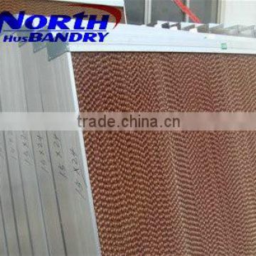 pad and fan polycarbonate sheet greenhouse cooling system