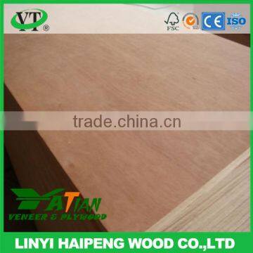 1220*2440mm poplar core E2 glue plywood sheet