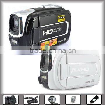 CMOS sensor digital video camera with 3.0" TFT LCD can revolve angle of 270 degrees, 5 mega pixels, USB2.0, flash light