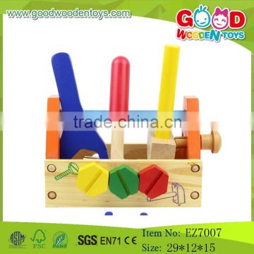 2015 New Wooden Bench Toys Wooden Tool Box Toy For Child