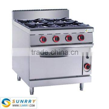 Gas cooking range with oven include 4 burner gas cooker , gas oven and gas hob (SUNRRY SY-GB700B)