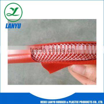 Spiral steel wire reinforced transparent pvc hose