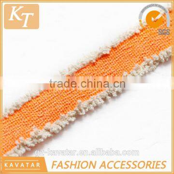 Fashion Design Rough Selvedge Ribbon Trim With High Quality photo-4