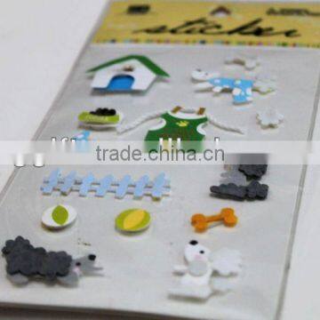 3D handmade sticker foam sticker