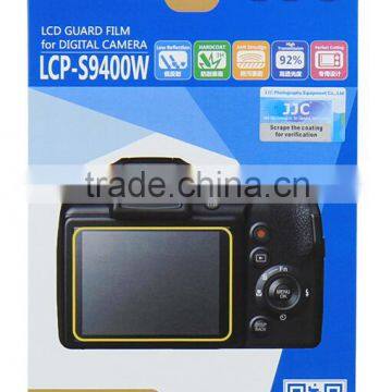 LCD Guard Film Ptotector JJC LCP-S9400W PET screen protector For FUJIFILM FINEPIX S9400W