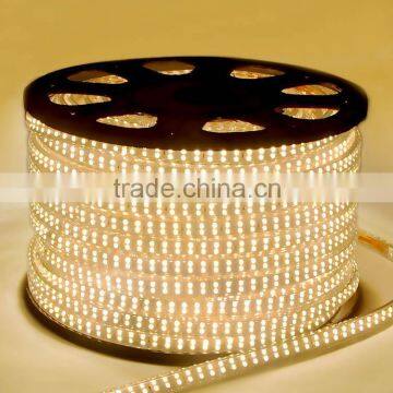 Warm white 220v 180leds per meter 2835 led strip