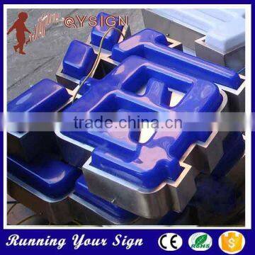 advertisement of new product Blister letters sign