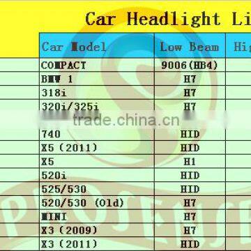 Good Quality Super Whtie 9005(HB3) 12V Car Halogen Headlight for BMW X5 photo-3