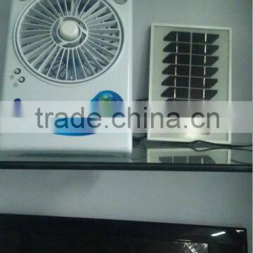 solar emergency rechargeable Fan