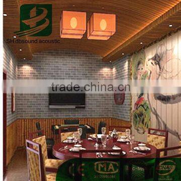 fireproof plastic ceiling and wall decoration for hotel