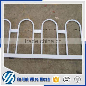 Handrails golden prefabricated steel metal fence