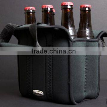 customized neoprene 6 pack carrier tote