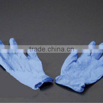 Wholesale large disposable colored non-sterile latex free high five nitrile exam gloves