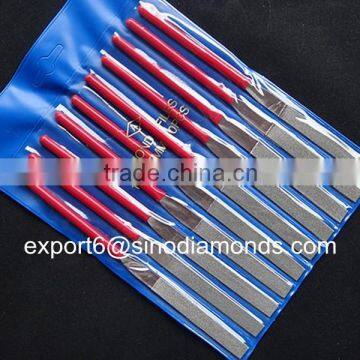 Ti-coating Diamond needle files for Electroplated